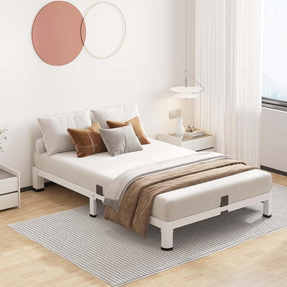 ROIL 4 Inch White Twin Bed Frame - Image 3