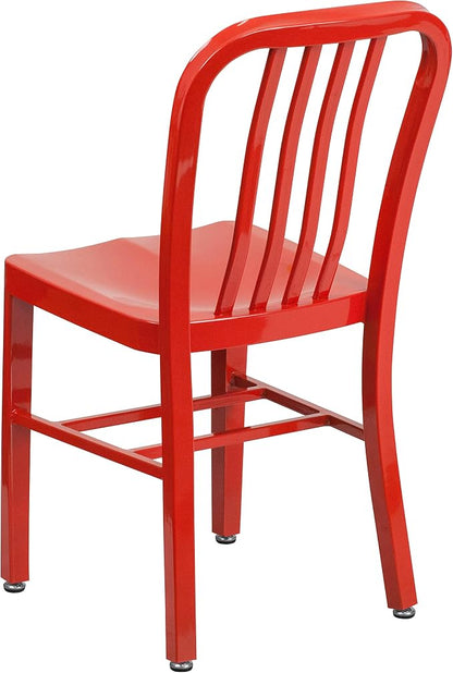 Flash Furniture Gael Indoor/Outdoor Modern Metal Dining Chairs, - Image 5