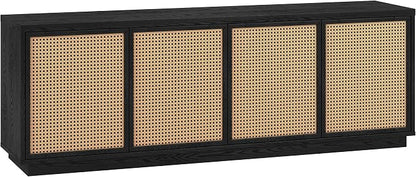 Henn&Hart 2-Tone TV Stand for TVs up to 78" by HennHart