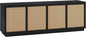 Henn&Hart 2-Tone TV Stand for TVs up to 78" by HennHart