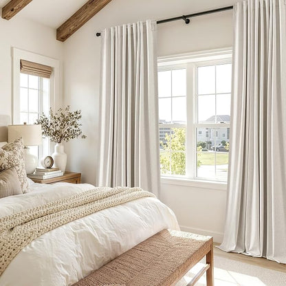 MIULEE 100% Blackout Linen Curtains - Image 6
