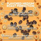 Sarasota Coffee Ground Creme Brulee | Medium Roast Gourmet Flavored Coffee Grounds | Low Acid, Mold Free, Specialty Grade Flavored Bulk Ground | 5lb (80 oz)
