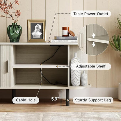 ONBRILL 70.8" TV Stand with Power Outlet - Image 6