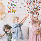 Butterfly Wall Decor 24/48 PCS, 3D Butterflies Stickers for Party Decorations with Magnets (Swallow, 48)