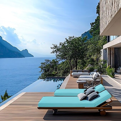 Outdoor Chaise Lounge Cushions for Patio, Lounge Chair Cushions, Waterproof - Image 6