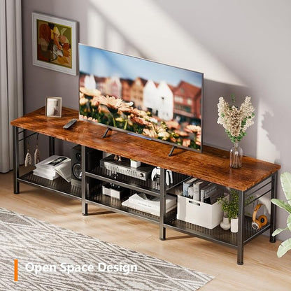 Furologee TV Stand for TVs up to 70 Inch, 63 Inch Entertainment Center - Image 6