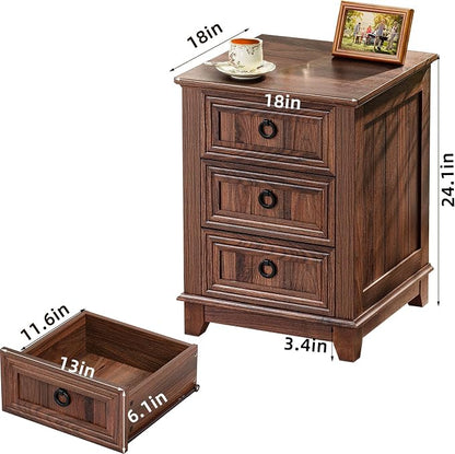 Joaxswe 18" Farmhouse Night Stand - Image 2