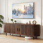 65" Mid Century Modern TV Stand, Wood TV Consoles by Unknown