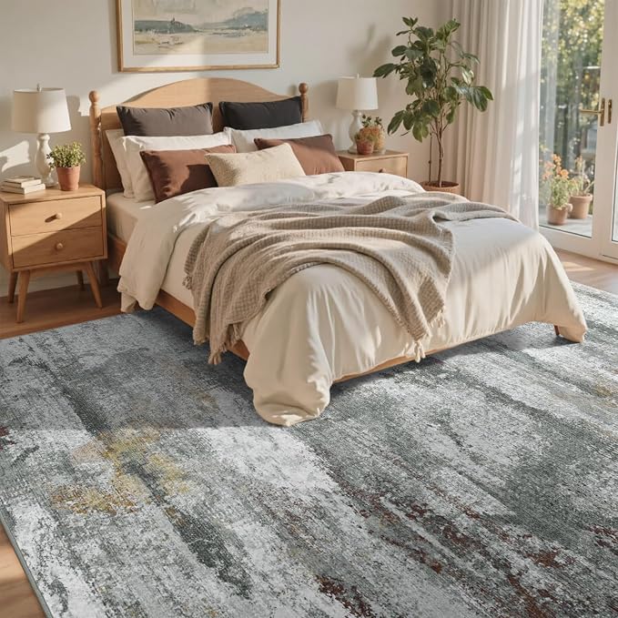 8x10 Ft Large Abstract Area Rugs - Image 4