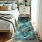 RELEANY Washable Area Rug, Runner 3'x7', Teal | Non-Slip, Water Repellent by RELEANY