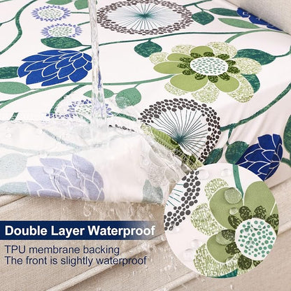 Smiry Waterproof Patio Cushion Covers, Stretch Outdoor Furniture Covers | Couch - Image 2