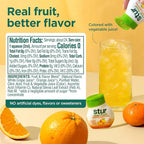 Stur Liquid Water Enhancer | Orange Clementine | Sweetened with Stevia | High in Vitamin C & Antioxidants | Sugar Free | Zero Calories | Keto | Vegan | 5 Bottles, Makes 120 Drinks