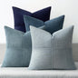 MIULEE Dusty Blue Navy Farmhouse Throw Pillow Covers 16x16 Inch Set of 4 Boho by MIULEE