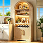 Vlsrka Arched Cabinet, Kitchen Pantry Cabinets by VlsrkaFurniture