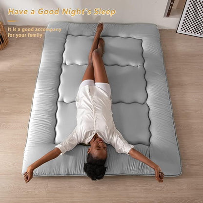 MAXYOYO Japanese Floor Mattress Futon Mattress, Thicken Futon Roll Up Guest - Image 8