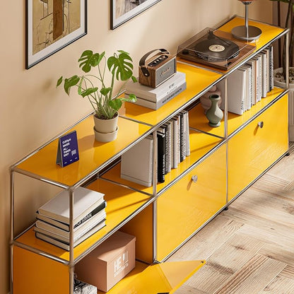 Modern Storage Cabinet Sideboard Versatile Free-Standing Organizer Cabinets - Image 6