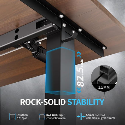 BIZUM Electric Standing Desk, 55x24 inches Height Adjustable Desk, Sit to Stand - Image 4