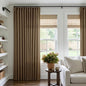 Extra Wide 102 Inch Long Pleat Curtains 70 Inch Wide Dutch Cocoa | Pinch Pleat by Twodrapes