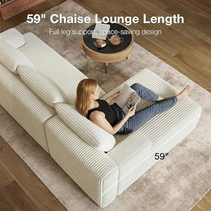 Novilla L-Shape Sectional Couches - Image 13