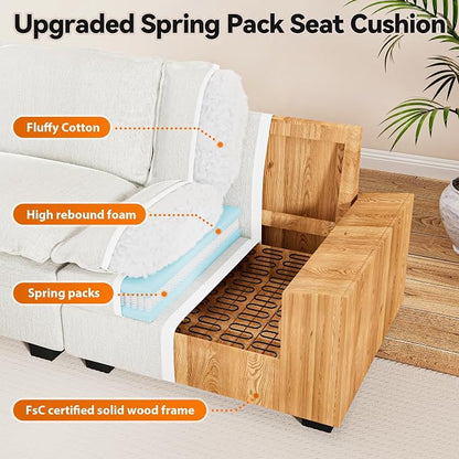 mestyl Modular Couch Single Seat, DIY U Shaped Couch & L Shaped Modular Sectiona - Image 4