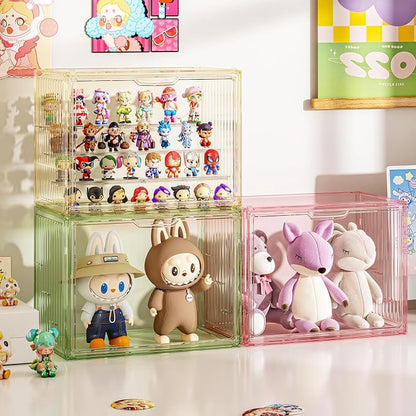 Colorful Figure Display Case for Collectibles 4 Layer Hobby Figurine Display - Image 2