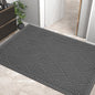 Sturdy Front Door Mat, Absorbent Muddy Dirt Resist Welcome Door Mats Outdoor by HIYARD