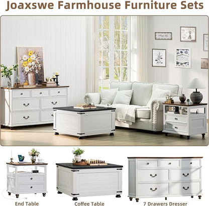 Joaxswe Farmhouse Coffee Table - Image 3