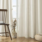 Joydeco Linen Curtains 84 Inch Length 2 Panels, Light Filtering Drapes 52 by JOYDECO