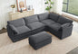 ROWHY 113'' Modular Sectional Cloud Corner Couch, 5 Seater L Shape Sofa Big by ROWHY