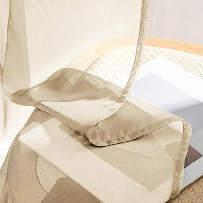 MIULEE Cream Sheer Curtains 90 Inches Long 4 Panels 42 x 90 Inches | Light - Image 7
