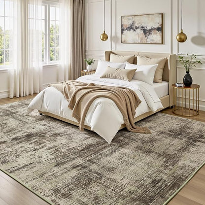 Lofus 5x7 Area Rug for Living Room, Abstract Washable Non-Slip Rugs, Dining Room - Image 2