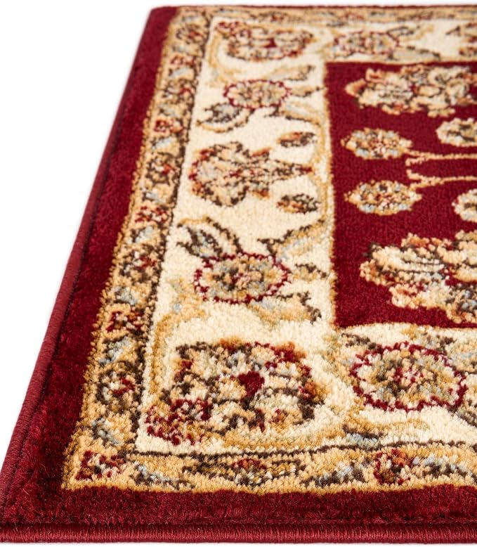 Rugs.com Aditi Collection Rug – 10x13 Red Medium-Pile Rug Perfect - Image 8