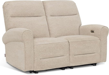MCombo 64.6" Wall Hugger Power Loveseat Recliner Sofa by MCombo