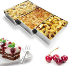 NewlineNY Stainless Steel Cake Mousse Ring Molding Forming (Rectangular Cake Pastry Rings)