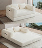 Versatile 2 in1 Loveseat Armchair Couch Convertible Boneless Chaise Lounge by SYFERLORY