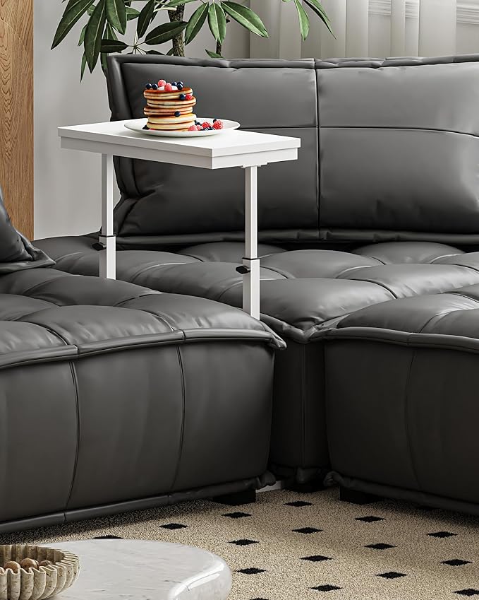 TUTOTAK End Table, Side Table, Tall Couch Table, Sofa Table, Living Room - Image 8