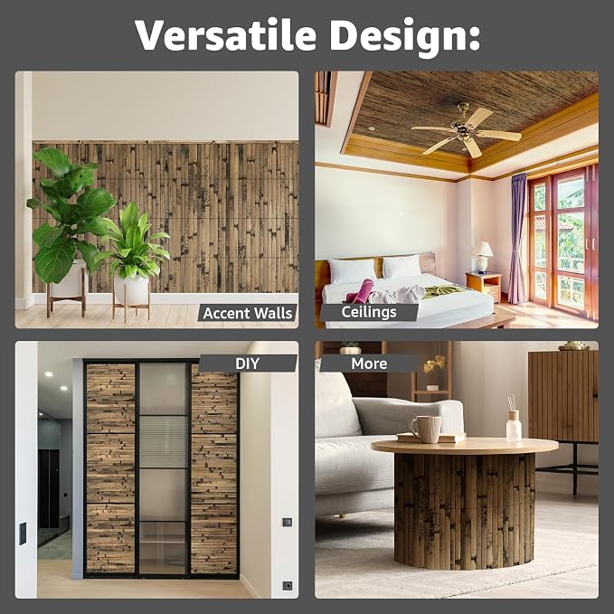 Art3d Natural Bamboo Wall Panel - Image 3