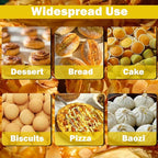 TECHTONGDA Commercial Dough Divider Rounder 16pcs Electric Dough Cutting and Rounding Machine Paste Ball Machine 3.53-7.05oz for Hamburger Bread Pizza Bakery