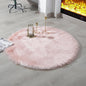 linmopm Faux Fur Rug Sheepskin Shag Fluffy Fuzzy Pink 3x3 ft Rugs by Limopmfauxfurproducts