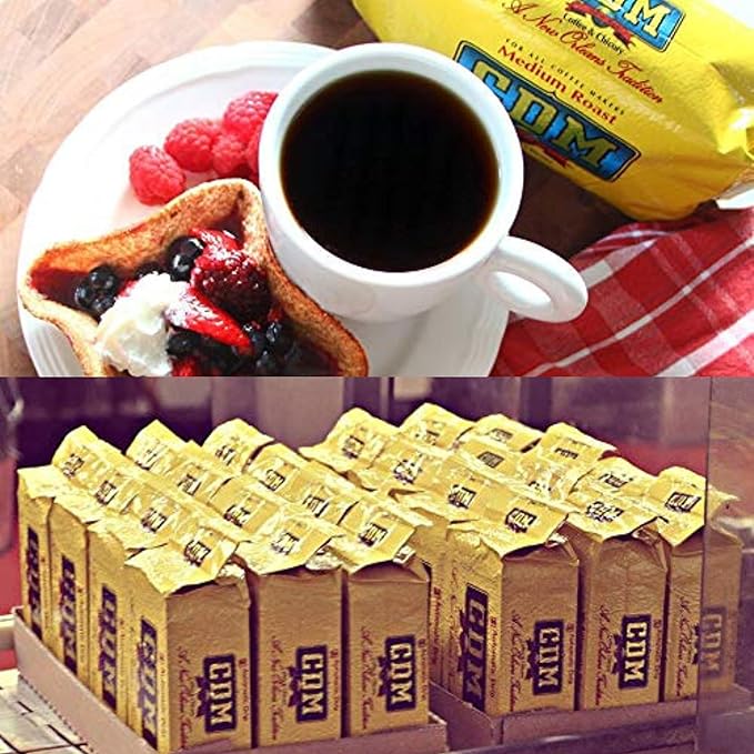 CDM Ground Coffee & Chicory Automatic Drip, 13oz Bag (Pack of 4)