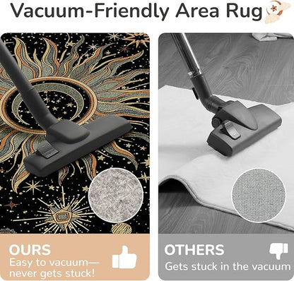 Vacuum-Friendly, 10x14 Washable Area Rug - Image 3