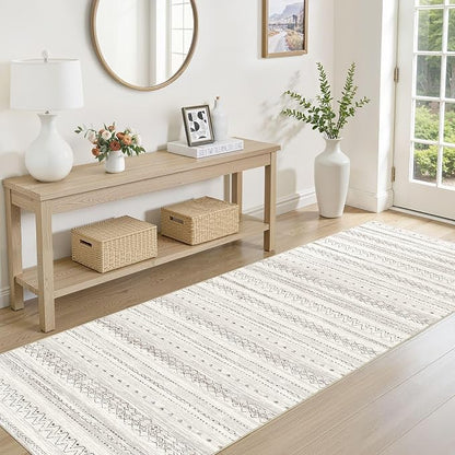 cotiled Hallway 2.6x8 Runner Rugs Washable Boho Moroccan Soft Rug | Solve - Image 3