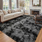 5x7 Ft Large Shag Rugs for Bedroom Living Room Decor for Men Boys, Tie Dyed by Cuzwlovita