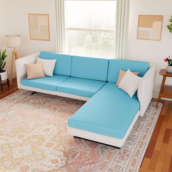 Waterproof Couch Cushion Covers, Stretch Sofa Seat Slipcovers | Stretch Fabric - Image 8