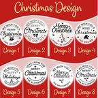 Personalized Christmas Cookie Stamps Customizable Name Cookie Stamps With Handle Cutter For Cookie Baking Decorating Cakes And Handmade Christmas Gifts Perfect (Concave cookie design)