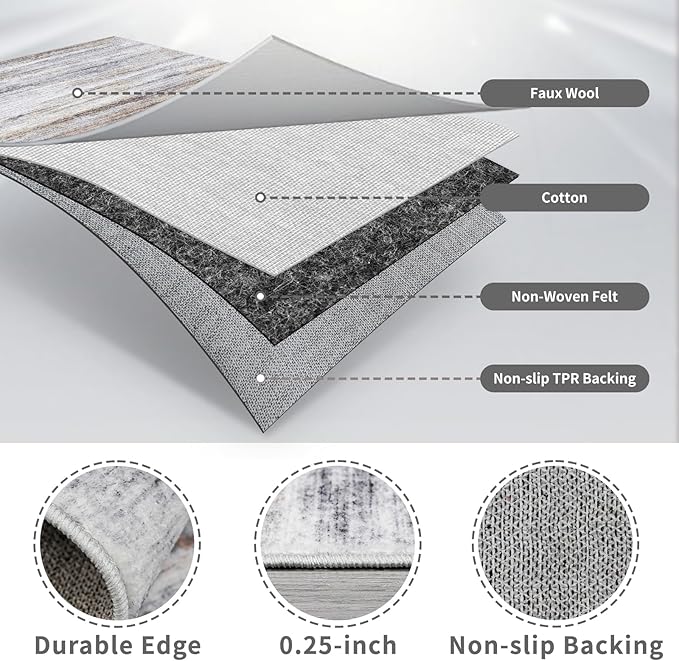 Washable Hallway Runner Rug for Home: Extra Long Runners for Entryway Living - Image 7