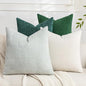 Set of 4 Soft Textured Decorative Throw Pillow Covers 20x20 Inch Cozy Farmhouse by Cozoomy