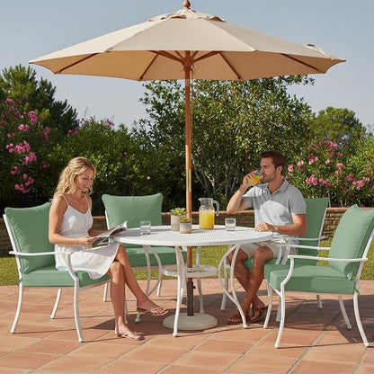 Summsun Outdoor Chair Cushions, Waterproof Back Pillow and Seat Cushion Set - Image 8