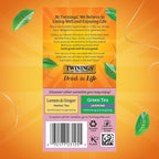 Twinings Pomegranate & Raspberry Herbal Tea Individually Wrapped Bags, 20 Count (Pack of 6), Naturally Caffeine-Free, Enjoy Hot or Iced, 120 Teabags