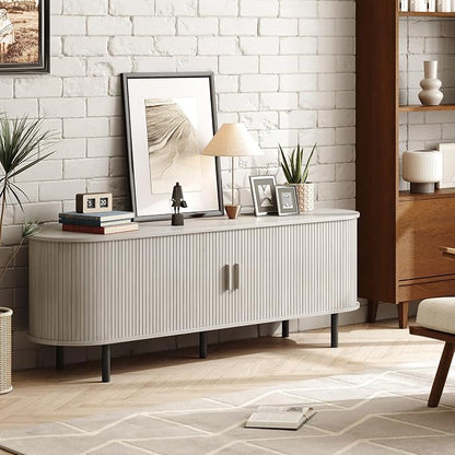 ONBRILL 63" TV Stand with Power Outlet - Image 4